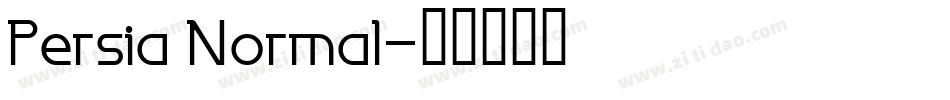 Persia Normal字体转换